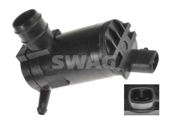 Моторчик омывателя, стеклоочистителя SWAG 1440647330 3 6RM9 33 10 6843