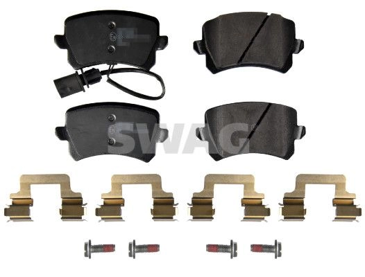 Тормозные колодки дисковые, комплект SWAG 33 10 5313 AK4Z HG 1440648782 - Изображение 1