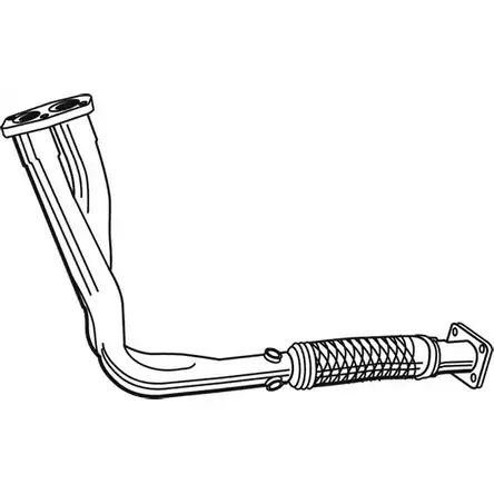 Выхлопная труба глушителя FONOS FDKPUH YGN GI22 1201333411 17597 изображение 0