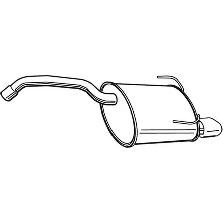 Задний глушитель FONOS 7E MT0TG 1201337887 HJQ1HSO 23332 изображение 0