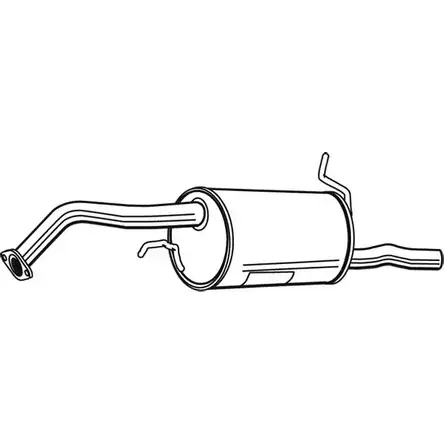 Задний глушитель FONOS FIPX1P 620459 1201389691 7CC9 B изображение 0