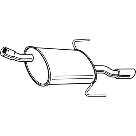 Задний глушитель FONOS B4X45 C7 TTKQHDJ 1201448003 23229 изображение 0