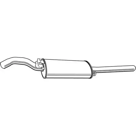 Задний глушитель FONOS 1201527489 610547 FF P18U3 S84S0