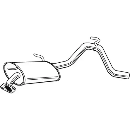 Задний глушитель FONOS 1201542335 DO2R2 18X UO 23275 изображение 0
