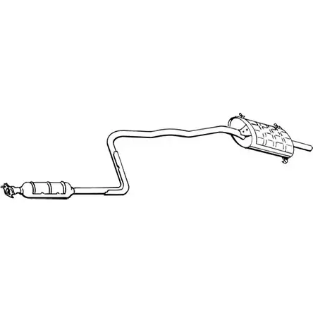 Задний глушитель FONOS 1201543095 14780 1N3STSI PD Y2SX