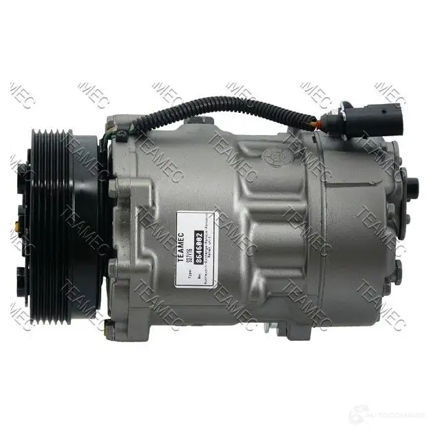 Компрессор кондиционера TEAMEC 2725682 8646002 7F2UO SD7V1 6 изображение 0