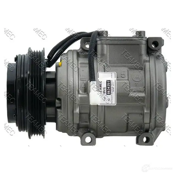 Компрессор кондиционера TEAMEC 8634351 2725497 10P A15L MN25NT
