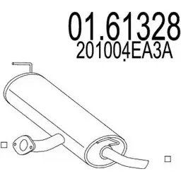 Задний глушитель MTS 4NTZPX6 X 1SKL 01.61328 1201894299 изображение 0