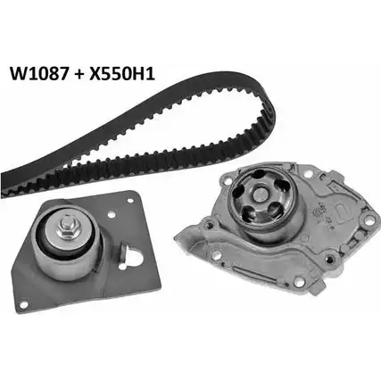 Водяной насос, помпа + комплект зубчатого ремня MGA 1202268272 1087K1 J X8XE EMC5V