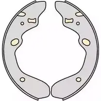 Тормозные колодки, комплект MGA Q241V 1202274301 KXE IZ1G M741 изображение 0