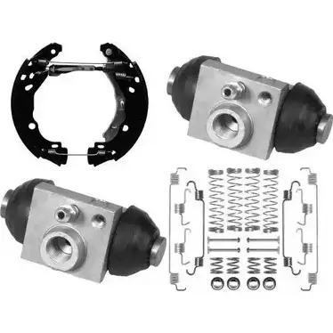 Комплект тормозов, барабанный тормозной механизм MGA 73I 4L 1202276278 PM922870 7ME9IOF изображение 0
