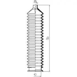 Пыльник рулевой рейки DA SILVA VCA47J X K5342 B9C9ZYB 1202463951