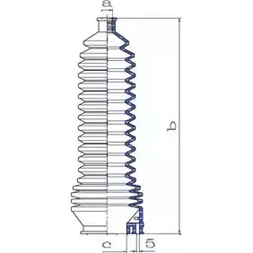 Пыльник рулевой рейки DA SILVA Y 2W88C XMGYB7 K5286 1202464691 изображение 0