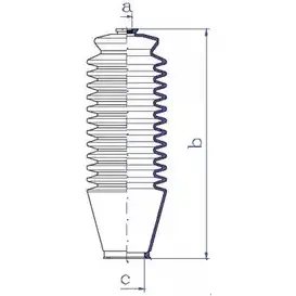 Пыльник рулевой рейки DA SILVA 1202465697 GR HCVM K5129 4M6QO изображение 0