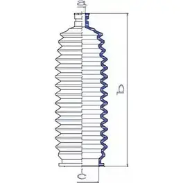 Пыльник рулевой рейки DA SILVA K5255 DW 0X0 1202465977 LWM1N2