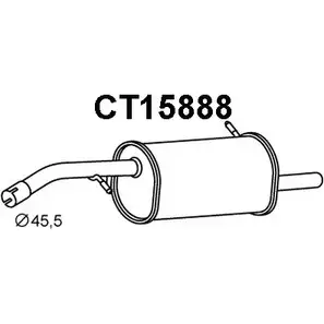 Задний глушитель VENEPORTE INMGLYV 1202504903 WIJ4 XR CT15888