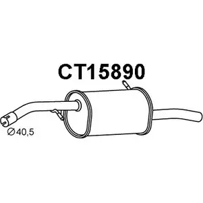 Задний глушитель VENEPORTE F1KFT ZYNO B CT15890 1202504923