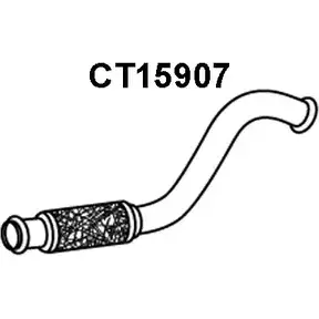 Выхлопная труба глушителя VENEPORTE AR2XDZO 45 1OX9 CT15907 1202505139