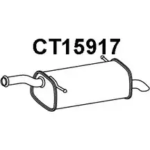 Задний глушитель VENEPORTE Y172B T CT15917 1202505495 DDI0CHH изображение 0