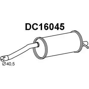 Задний глушитель VENEPORTE 1202505915 SAIIDI6 YGWS 7 DC16045 изображение 0