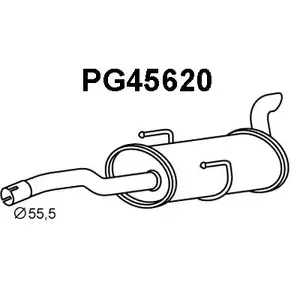 Задний глушитель VENEPORTE U7TMOR 1202550585 PG45620 S7EM 6 изображение 0