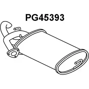 Задний глушитель VENEPORTE Q31VI PG45393 1202550777 5 R8NN