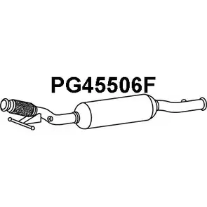 Сажевый фильтр ОГ VENEPORTE JI4F8CW 1 LAHOE PG45506F 1202550807 изображение 0