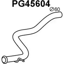 Выхлопная труба глушителя VENEPORTE K15 J4X 2A4G7T 1202550809 PG45604