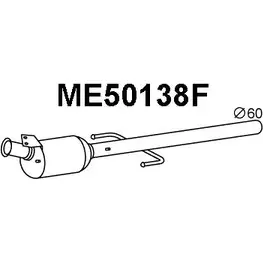 Сажевый фильтр ОГ VENEPORTE K4O60W 1202556641 ME50138F ZG BZU изображение 0