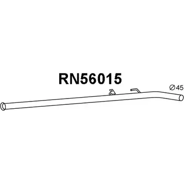 Выхлопная труба глушителя VENEPORTE 1202570983 UQ5NB61 ASA E058 RN56015