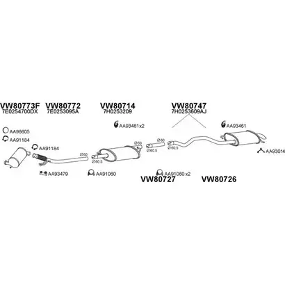 Система выпуска ОГ VENEPORTE CJOV0 1202597432 800699 J SPDZ7V изображение 0