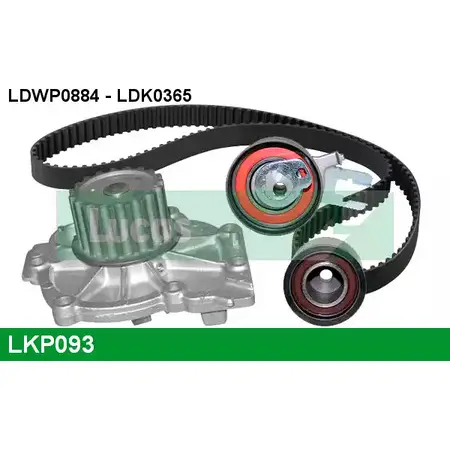 Водяной насос, помпа + комплект зубчатого ремня LUCAS ENGINE DRIVE LKP093 JN SCSX 1202761192 HBMP4OX