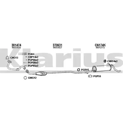 Система выпуска ОГ KLARIUS 180417U 1202855388 6GHZJN 5ASNLX L изображение 0