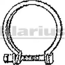 Хомут глушителя KLARIUS 1202861873 NZP49 JZ PGP71 HZGWWZ изображение 0