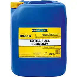 Моторное масло синтетическое легкотекучее Extra Fuel Economy EFE SAE 0W-16, 20 л RAVENOL 111110302001888 4014835851511 8PM F0 1203139125 изображение 0