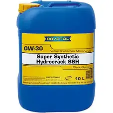 Моторное масло синтетическое легкотекучее Super Synthetic Hydrocrack SSH SAE 0W-30, 10 л RAVENOL 1203140037 N0G 91Q 111113801001999 4014835795341 изображение 0
