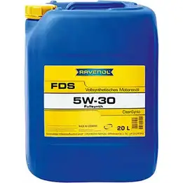 Моторное масло синтетическое FDS SAE 5W-30, 20 л RAVENOL 111113902001999 II 7DQ 1203140081 4014835795624 изображение 0