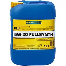 Моторное масло синтетическое легкотекучее Low SAPS FLJ SAE 5W-30, 10 л RAVENOL 111114301001999 YY2 EH0 1203140121 4014835810976