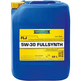 Моторное масло синтетическое легкотекучее Low SAPS FLJ SAE 5W-30, 20 л RAVENOL TR98C R 1203140125 111114302001999 4014835840027
