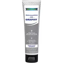 Смазка пластичная водостойкая универсальная Mehrzweckfett mit Graphit, 0.1 л RAVENOL Z WQ3G 1203144807 GMSEIE 1340102-100-04-999