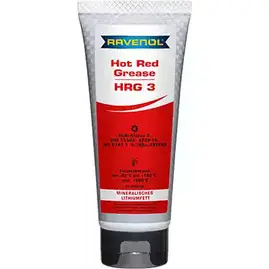 Смазка красного цвета минеральная для подшипников Hot Red Grease HRG3, 0.2 л RAVENOL 1203144941 1340122-200-04-999 KM472M 9J AO3