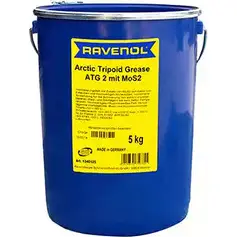 Смазка на основе синтетических компонентов Arctic Tripoid Grease ATG 2 mit MoS2, 5 л RAVENOL 1340125-005-03-999 1203144965 Z5K7C 5 XWVAM