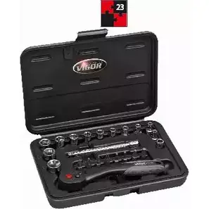 Набор торцевых ключей VIGOR V3734 0RFD D 1203234118 26MUM