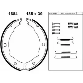 Тормозные колодки ручника, комплект BSF 01684K 1203446884 LL1B 4 YIWG2GC изображение 0