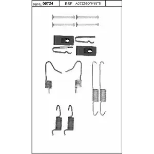 Комплектующие, стояночная тормозная система BSF 00724 MPIFP 1203446979 1U JWC изображение 0