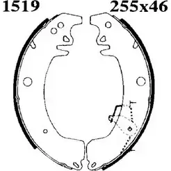 Тормозные колодки, комплект BSF 06081 69JUQV DC6V GY 1203447318 изображение 0