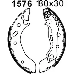 Тормозные колодки, комплект BSF 06L2C1 6 S9DIKI 1203448466 06403 изображение 0