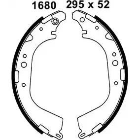 Тормозные колодки, комплект BSF 1ZC D47 01680 1203448725 KG2O3 изображение 0