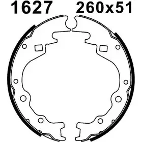 Тормозные колодки, комплект BSF C GL93C 1203448933 01627 S7SFR3I изображение 0