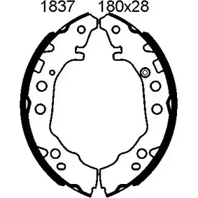 Тормозные колодки, комплект BSF X9F JS 06582 1203449234 H7N3TK изображение 0